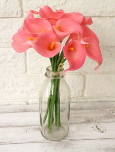 Pink 14pc Real Touch Calla Lily