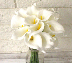 White 14pc Real Touch Calla Lily