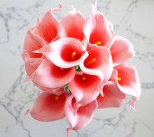 Load image into Gallery viewer, 15 Blush Real Touch Calla Lily