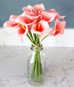 15 Blush Real Touch Calla Lily