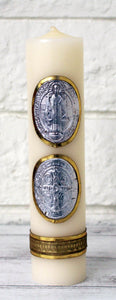 Saint Benedict Medallion Candle