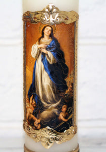 Our Lady of Immaculate Conception Mary Candle