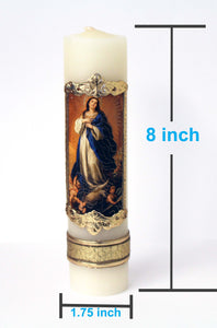 Our Lady of Immaculate Conception Mary Candle