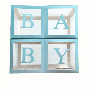 4pc BABY / LOVE Transparent Box