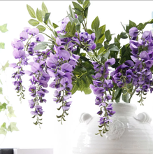 Load image into Gallery viewer, 12pcs Artificial Wisteria Flower Vine