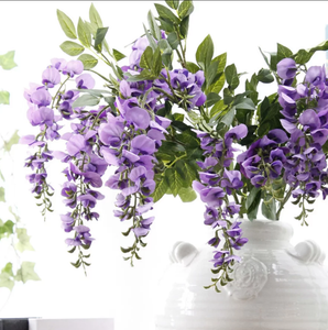 12pcs Artificial Wisteria Flower Vine