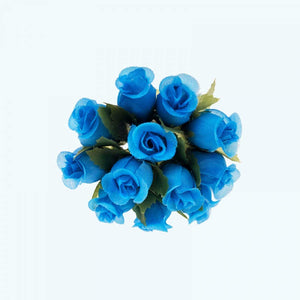 144 Mini Poly Silk Flower Rose Bouquet