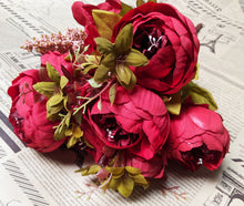 Load image into Gallery viewer, European Peony Ruby Red