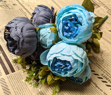 Load image into Gallery viewer, European Peony Blue