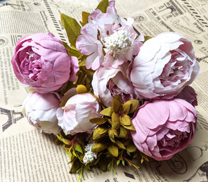 European Peony Lavender White