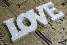 Load image into Gallery viewer, Love Marquee LED Wood Letter