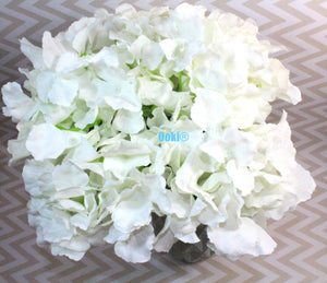 Ivory Cream Bouquet Hydrangea Flower