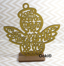 Load image into Gallery viewer, 12 Baby Angel Figure Wooden Centerpiece