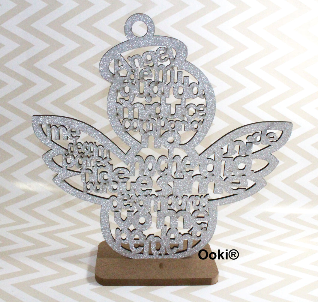 12 Baby Angel Figure Wooden Centerpiece