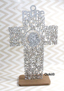 12 Lady Guadalup Wooden Cross Centerpiece