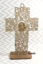 Load image into Gallery viewer, 12 Lady Guadalup Wooden Cross Centerpiece