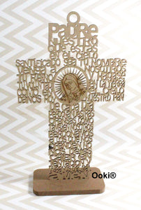 12 Lady Guadalup Wooden Cross Centerpiece