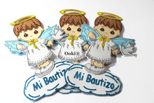 Load image into Gallery viewer, 10pc Mi Bautizo Angel Boy Girl with Halo Foam