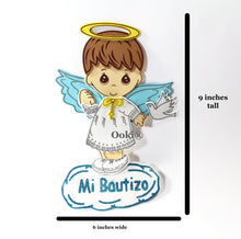 Load image into Gallery viewer, 10pc Mi Bautizo Angel Boy Girl with Halo Foam