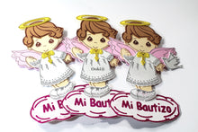 Load image into Gallery viewer, 10pc Mi Bautizo Angel Boy Girl with Halo Foam