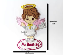 Load image into Gallery viewer, 10pc Mi Bautizo Angel Boy Girl with Halo Foam