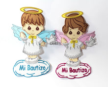 Load image into Gallery viewer, 10pc Mi Bautizo Angel Boy Girl with Halo Foam