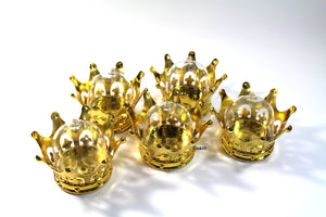 12pc Crown Fillable Trinkets