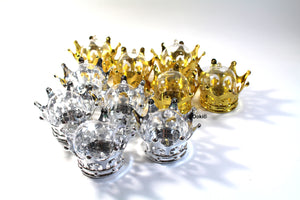 12pc Crown Fillable Trinkets