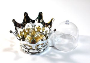 12pc Crown Fillable Trinkets