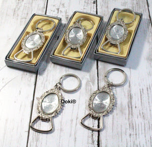 24pc Silver Princess Elegant Keychain Party Favor