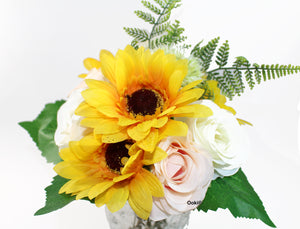 Sunflower Blush Bouquet