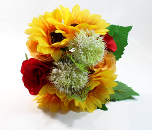 Sunflower Red Bouquet