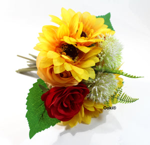 Sunflower Red Bouquet