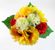 Load image into Gallery viewer, Sunflower Red Bouquet