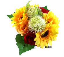 Load image into Gallery viewer, Sunflower Red Bouquet