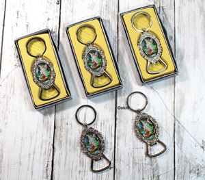 12 Guardian Angel Elegant Bottle Opener Keychain