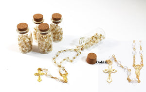 Jumbo Gold Guadalupe Rosary with Cross