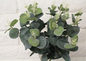 19'' 2PK Faux Eucalyptus Greenery Bunch