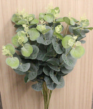 Load image into Gallery viewer, 19&#39;&#39; 2PK Faux Eucalyptus Greenery Bunch