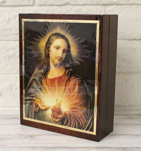 Jesus Handmade Wooden Box