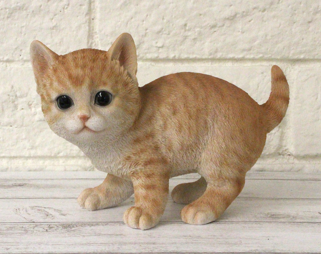 Tabby Cat Statue