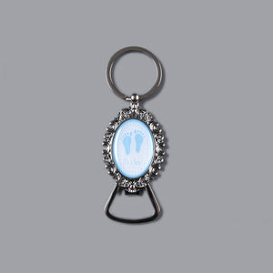 Blue Footprints 12pc Lace Elegant Keychain