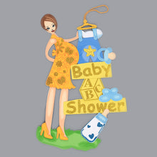 Load image into Gallery viewer, Baby Shower ABC Foam Banner