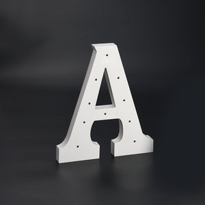 Wooden LED Sign Letters A