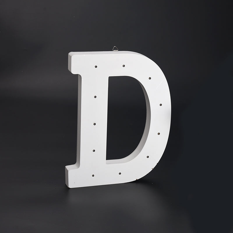 Wooden LED Sign Letters D