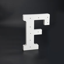 Load image into Gallery viewer, Wooden LED Sign Letters F