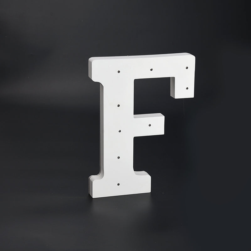 Wooden LED Sign Letters F