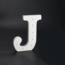 Load image into Gallery viewer, Wooden LED Sign Letters J