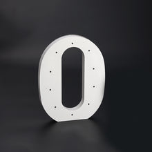 Load image into Gallery viewer, Wooden LED Sign Letters O