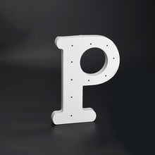 Load image into Gallery viewer, Wooden LED Sign Letters P